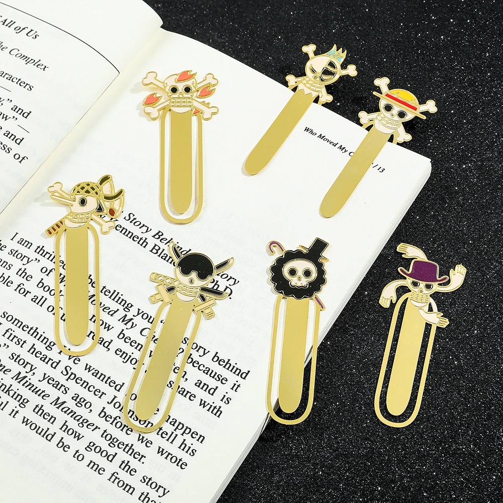 アニメワンピースブックマーク女性男性子供ファンクリエイティブメタル