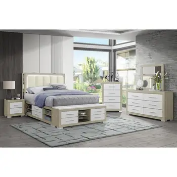 White Modern Bedroom Set 1