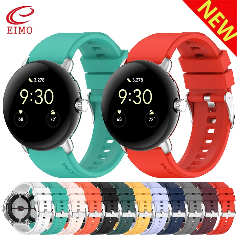 

Ремешок спортивный для Google Pixel Watch 2, сменный силиконовый браслет для смарт-часов Pixel watch Active