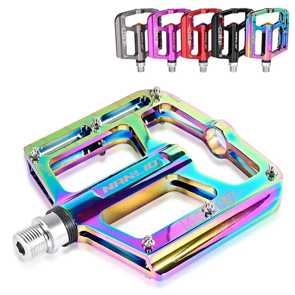 

1 Pair Bicycle Pedal Ultra-light Aluminum Alloy Non-slip Steel Bearing Stylish Mountain Road Bike Pedals Bicycle Parts