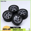 SpeedCG 1/64 ABS Wheels with Rubber Tire Type F Modified Parts Diameter 10mm For Model Car Racing Vehicle Toy Hotwheels Tomica 3