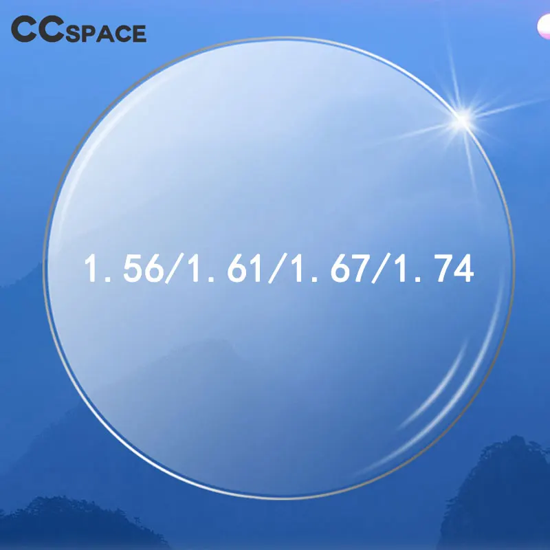 Optical Lenses Custom A Pair Prescription GREEN-EMI Aspheric Myopia Presbyopia Scratch-resistant 1.56 1.61 1.67 1.74 Index