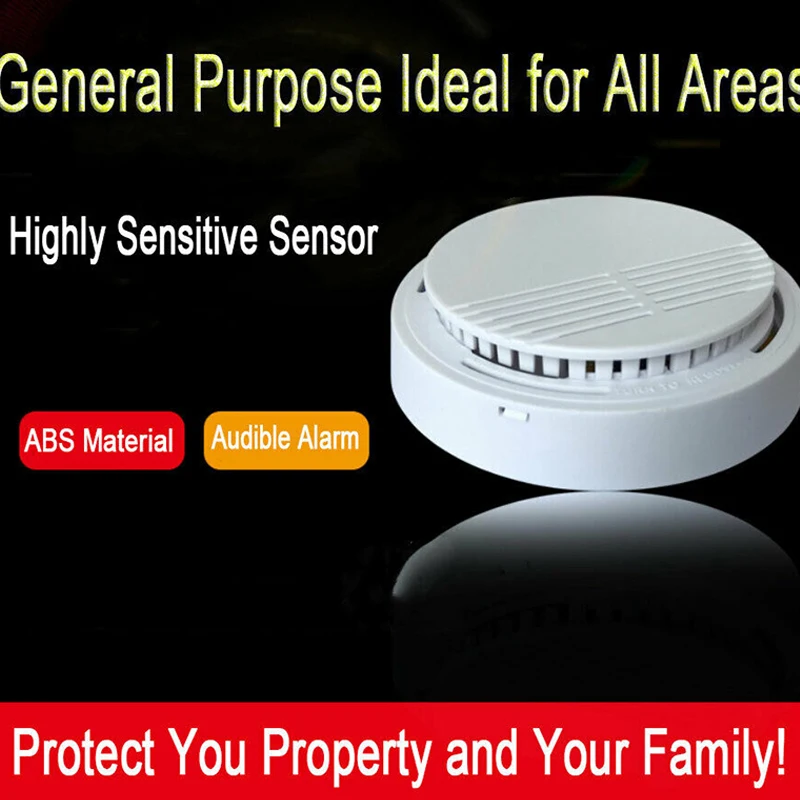 Description Picture 4 of itemC5 Smoke Detector Fire Sentry Alarm Home Fire Safety Battery Operated Fire Alarm Life Safety Early Warning accessories appliance