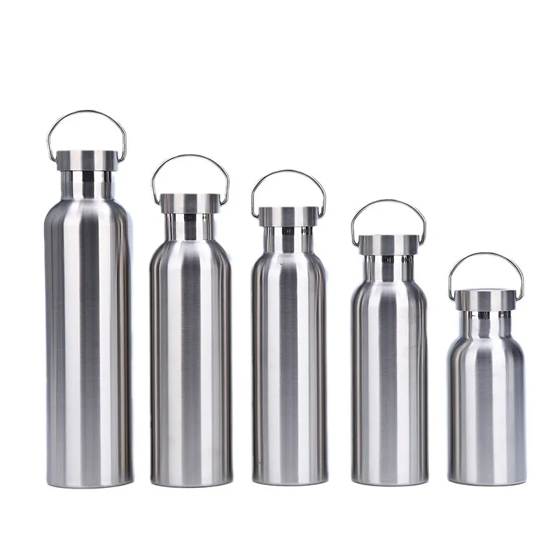 304 stainless steel large-mouth bottle mountaineering pot household vacuum thermos cup outdoor large-capacity sports water cup
