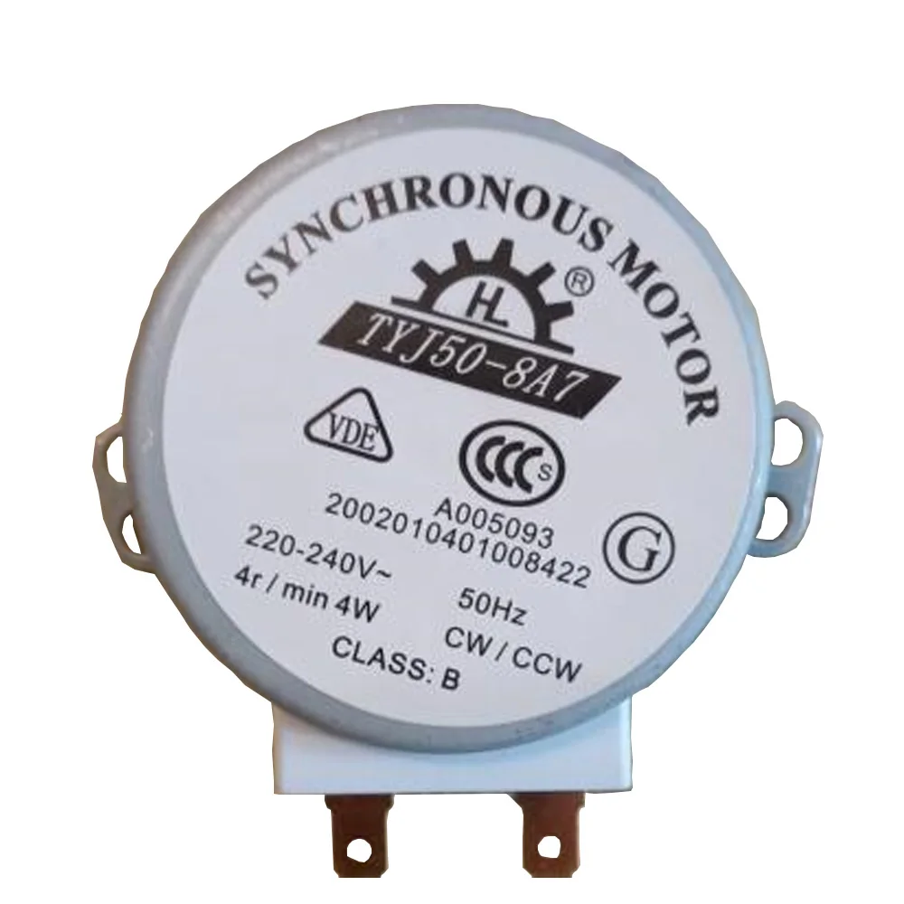 Microwave oven spare parts 220-240V 4W Synchronous motor For air blower TYJ50-8A7 Microwave oven tray motor