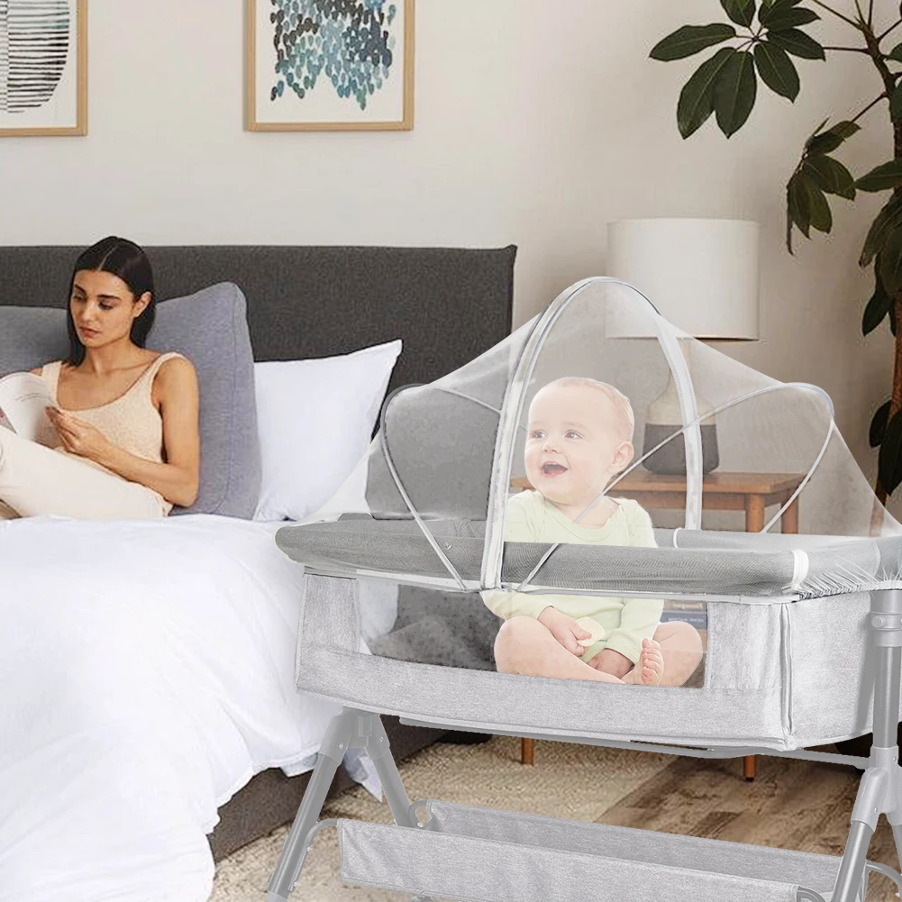Baby Mosquito Net Tent Bassinet Mosquito Net Cover Crib Tent for Baby Crib To Keep Cats/Bugs Out