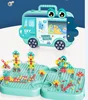 Children Screw Assembly and disassembly assembly kit electric drill baby hands benefit intelligence toys 4