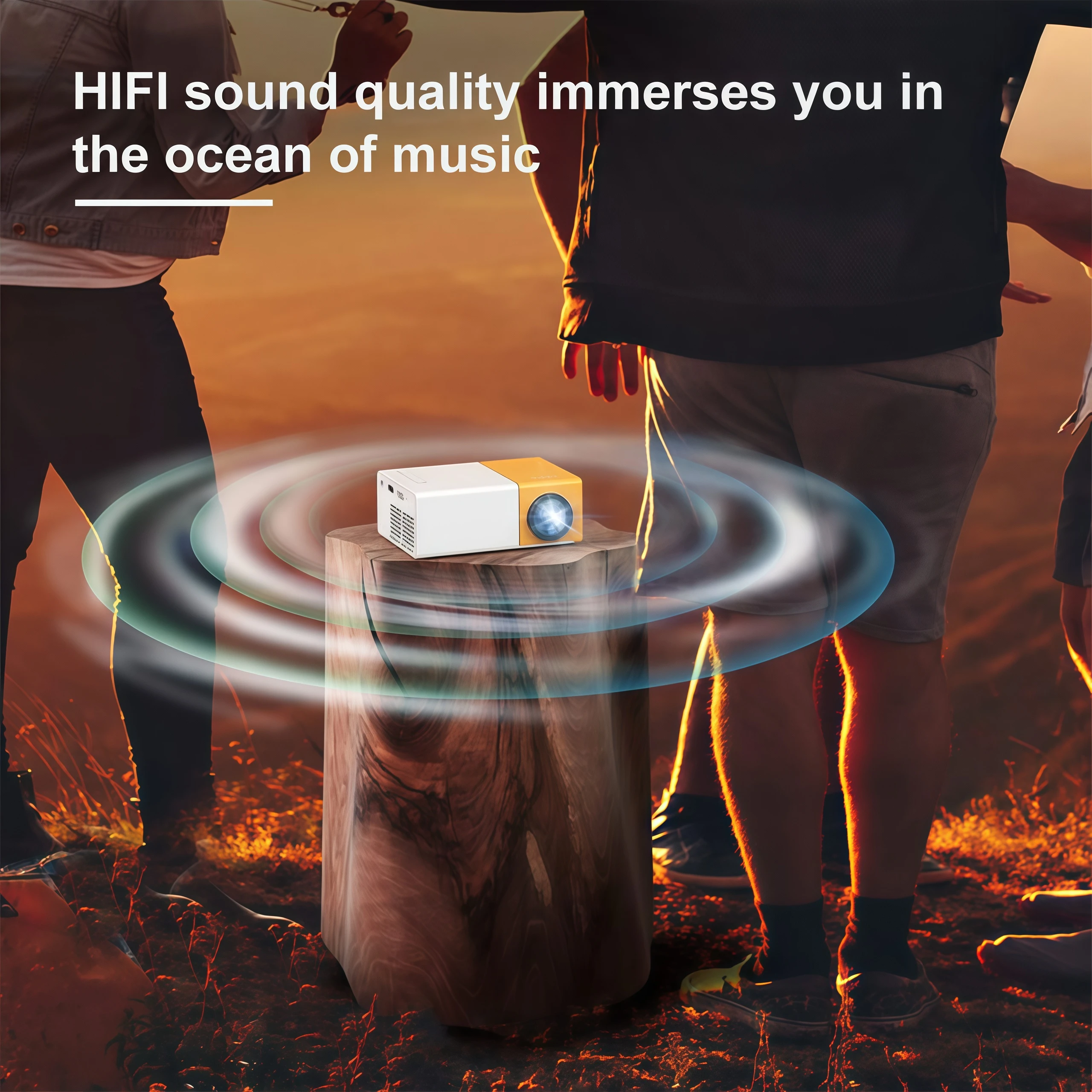 Mini Portable For Cartoon Outdoor LED Pico Movie Projector for Home Theater Kids