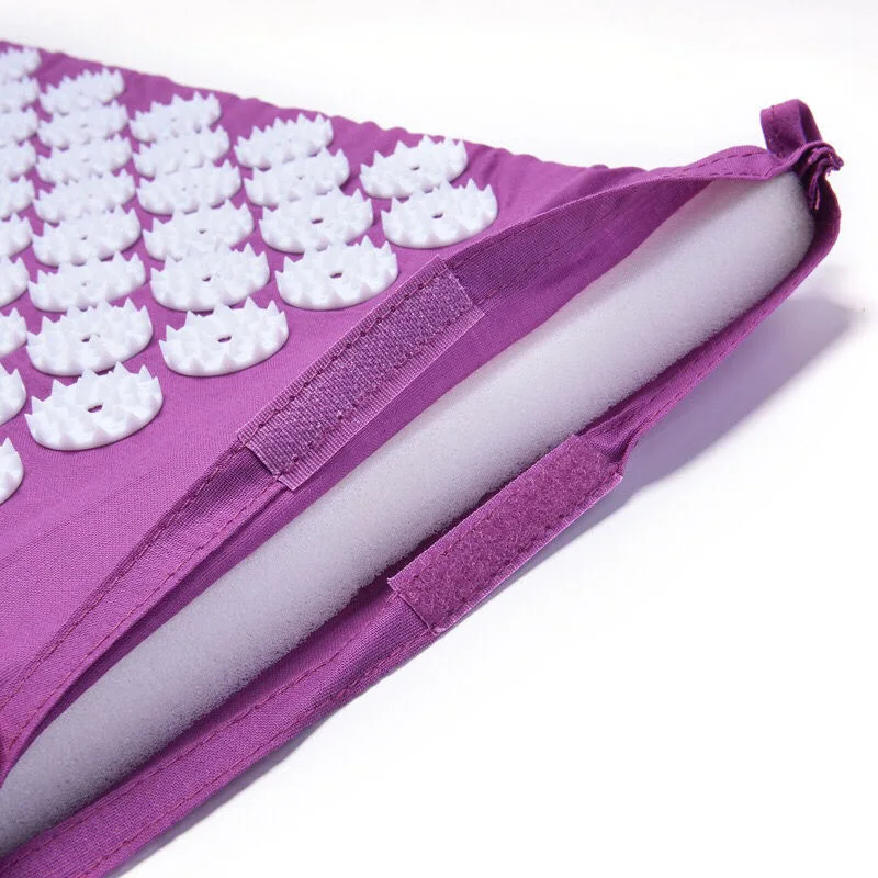 Acupressure Cushion Relieve Back Body Pain Spike Yoga Mat Massager (appro.67*42cm) Acupuncture Yoga Massage Mat