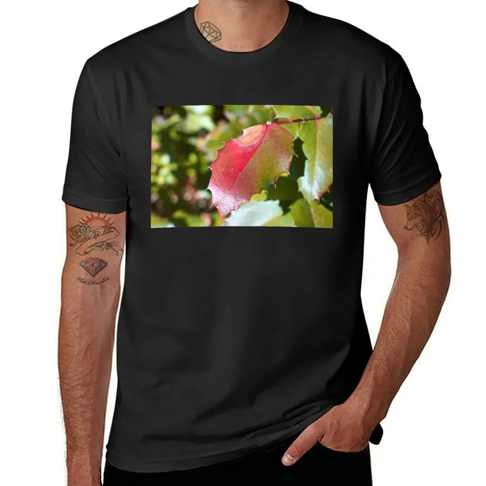 

Nature photography in the fall season T-shirt customs design your own quick-drying tops mens t shirt