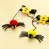 Cat Pet Toy Hanging Door To Relieve Depression Swinging Hanging Elastic Rope Feather Playing Stick Bell Spider Gatos Для Кошек