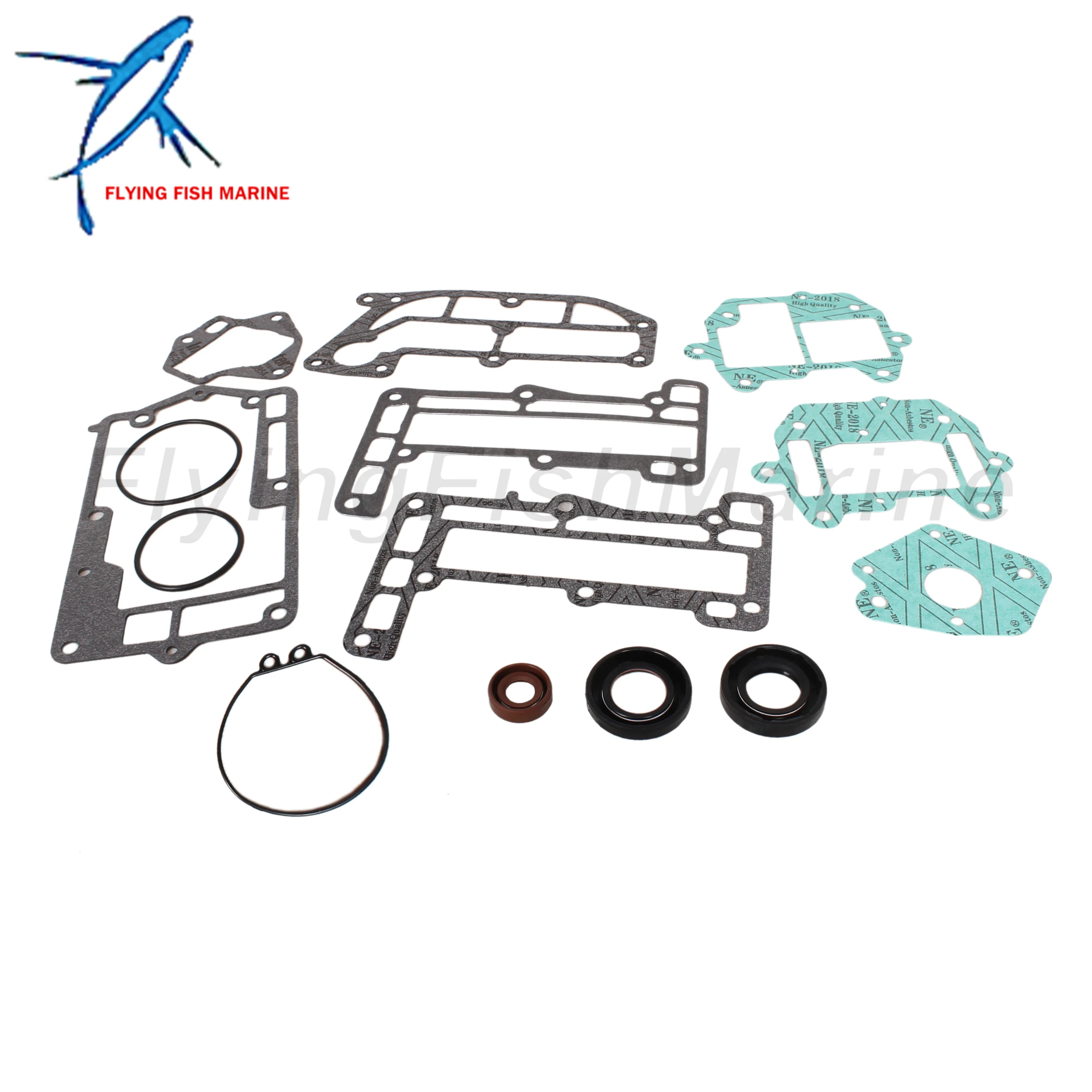 Outboard Motor 6G1-W0001-00 6G1-W0001-01 6G1-W0001-02 6G1-W0001-A2 18-99117 Lower Casing Gasket Kits for Yamaha 6HP 8HP 6C 8C