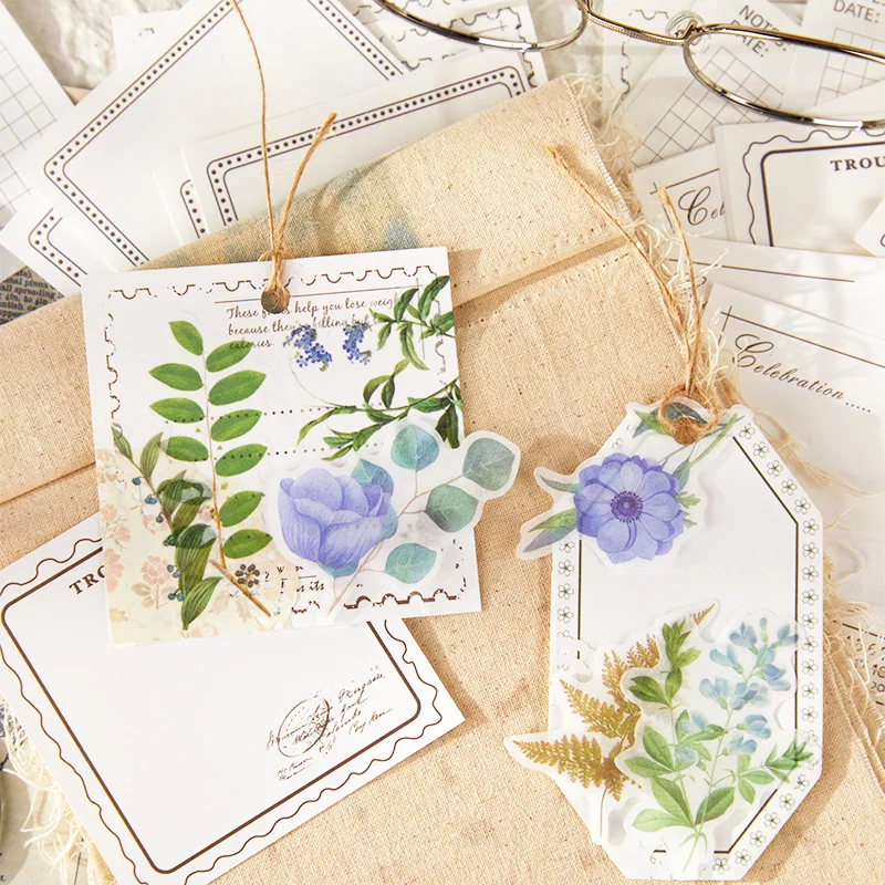 

20sets/lot Memo Pads Material Paper VintageTtime traveler Journal Scrapbooking paper Card Background Decoration Paper