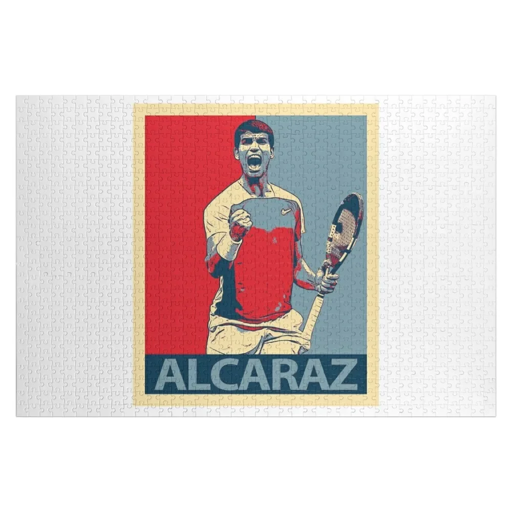 

carlos alcaraz Jigsaw Puzzle Photo Wooden Name Custom Personalized Picture Custom Wooden Name Puzzle