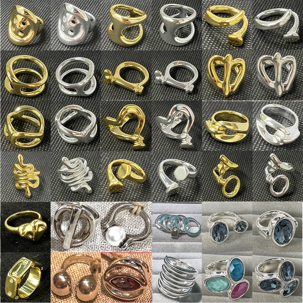 

2022 New Stainless Steel Alloy Plated 925 Silver Color Bead Ring Can Be Given As A Gift To Women Fit UNO DE 50 with Wholesale
