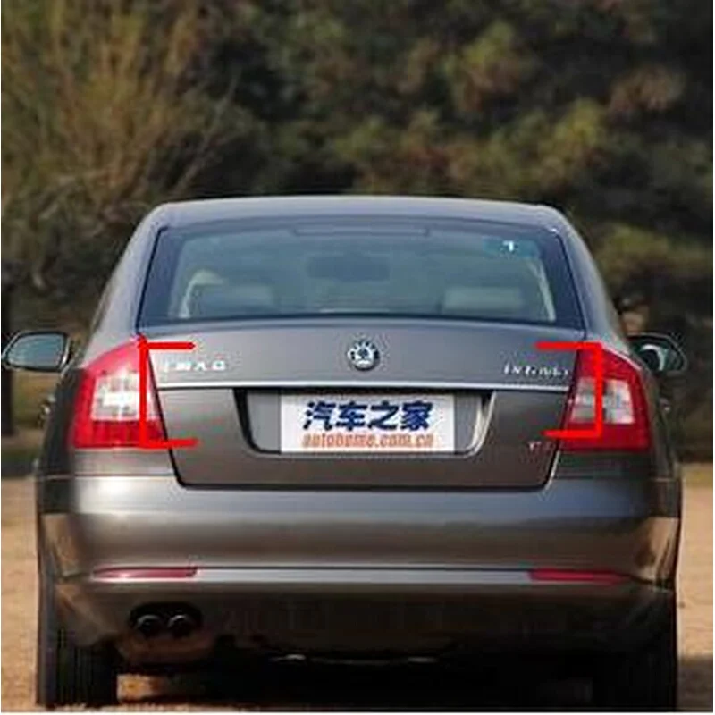 

Автомобильные аксессуары для Skoda Rapid из нержавеющей стали abs, обшивка для задней двери, обшивка для задних фонарей, полоса для обшивки багажника, автомобильные наклейки