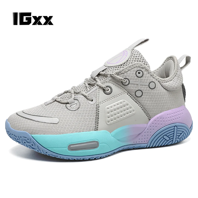 

Air Breathable Men Basketball Shoes Fashion Casual Sneaker Sports Stretch Shoe Outdoor Play Shoe Hard-Wearin Comfortable Massage