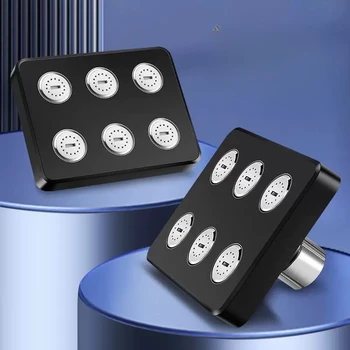 360 °   Mini-Surround ฝักบัวอาบน้ําแรงดันสูงขนาดใหญ่น้ํา Rain Showerhead ฝักบัวอุปกรณ์ห้องน้ํา 1