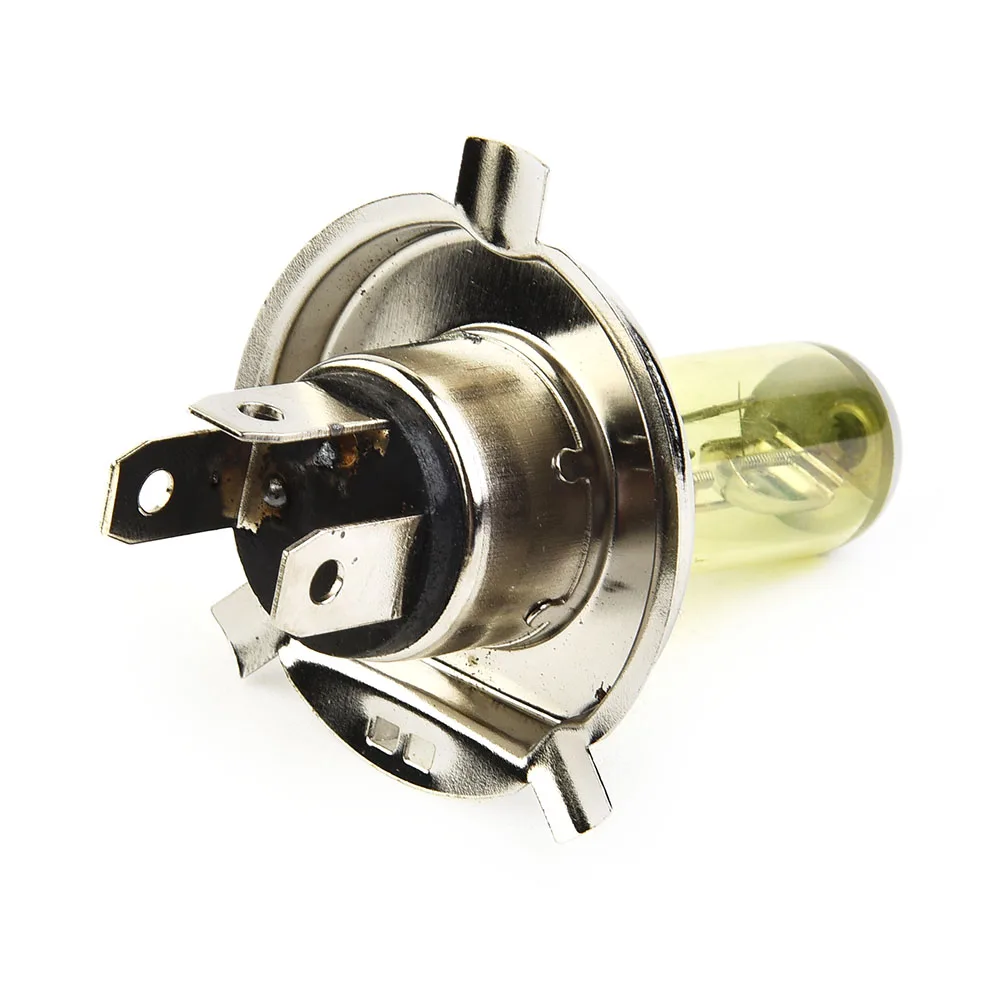 2pcs H4 55W 5000K Xenon Car Headlight DC 12V 6A Yellow Waterproof Car Xenon Headlights 4