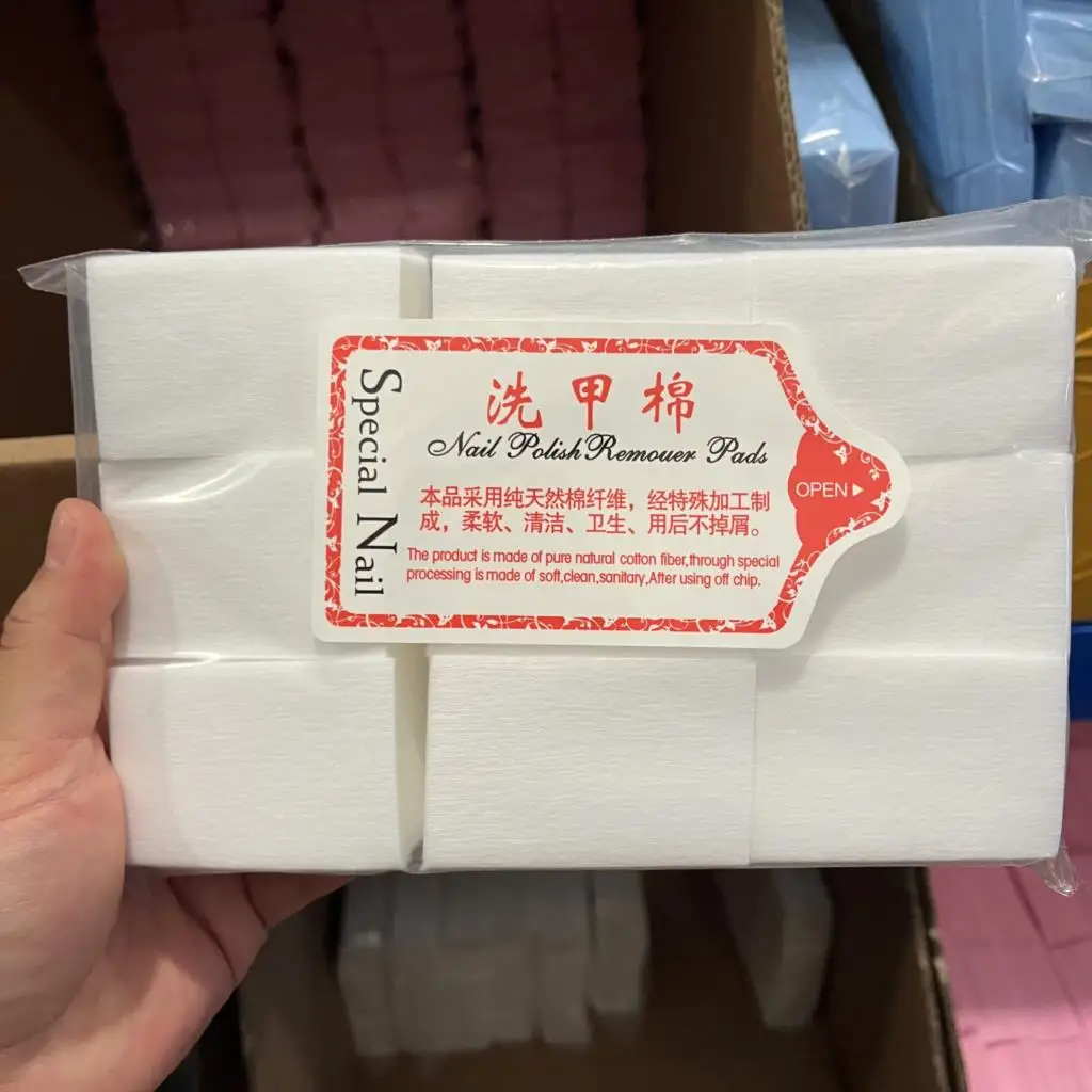 Lingettes À Ongles Non Pelucheux 200 Pcs Coton Cleaner