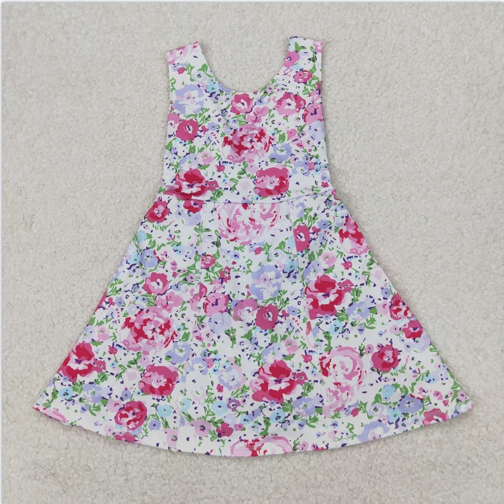 Toddler girl dress set cute short sleeve summer Baby Girls Sport Dress Acive Wear With Under Short children boutique kid clothes kids clothing set,girls clothing set