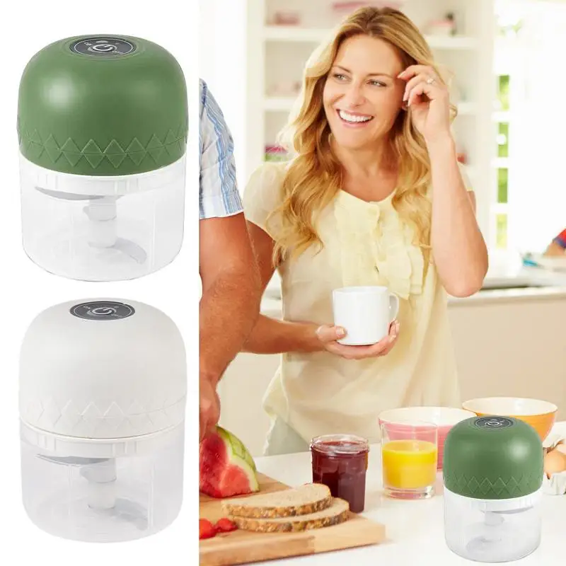 

Mini Onion Chopper Smart Electric Garlic Chopper Multifunctional Meat Cutter Portable Mini Masher For Chopping And Slicing Onion