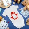 6-30 Sets Baby Shower Game Bibs Bodysuits Gender Reveal White Baby Boys Girl Bib Newborn Clothes Infant Fabric Marker Stencils 4