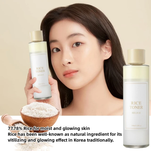 Rice Powder Toner 77.78% Korean Rice Extract, Containing Nicotinamide,  Moisturizing, Suitable for Dry Skin - AliExpress