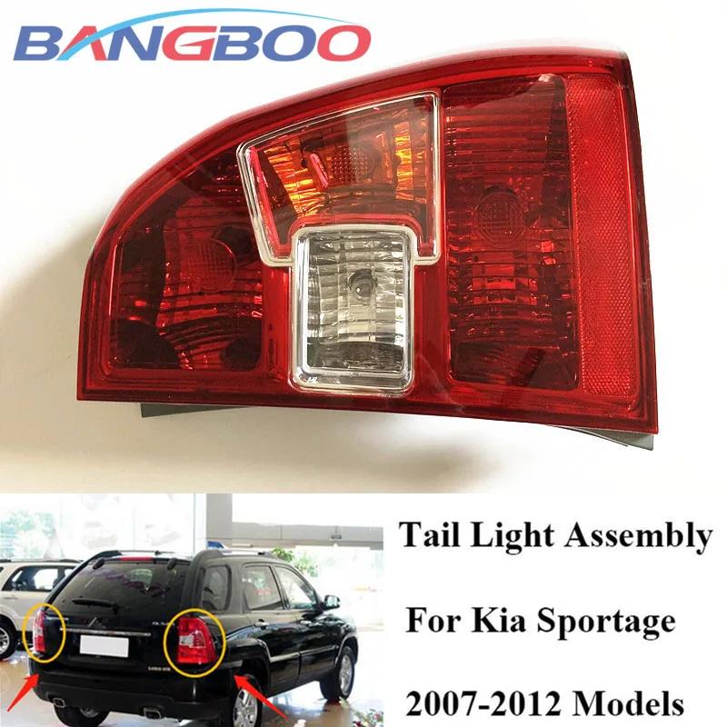 

Left / Right Car Taillight Tail Lamp 92401-03000 Rear Brake Light Assembl For Kia Sportage 2007 2008 2009 2010 2011 2012