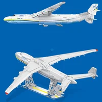 An-225 MOC 57014 1:84 Transport Aircraft Model Bricks Civil Aviation Large Airliner Plane High Tech Building Blocks Toy for Gift 2