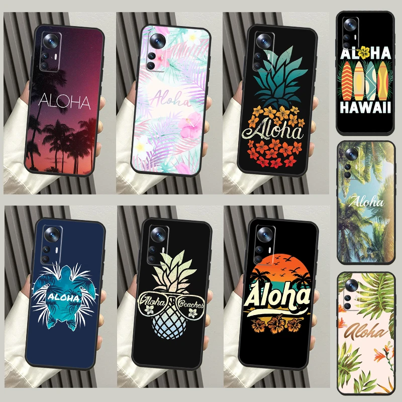 Hello Hawaii Aloha Beaches Case Per Poco F5 X5 X4 X3 Pro F3 F4 Gt M5S Pro Cover Per Xiaomi 13 Pro 12T 11T 11 12 Lite