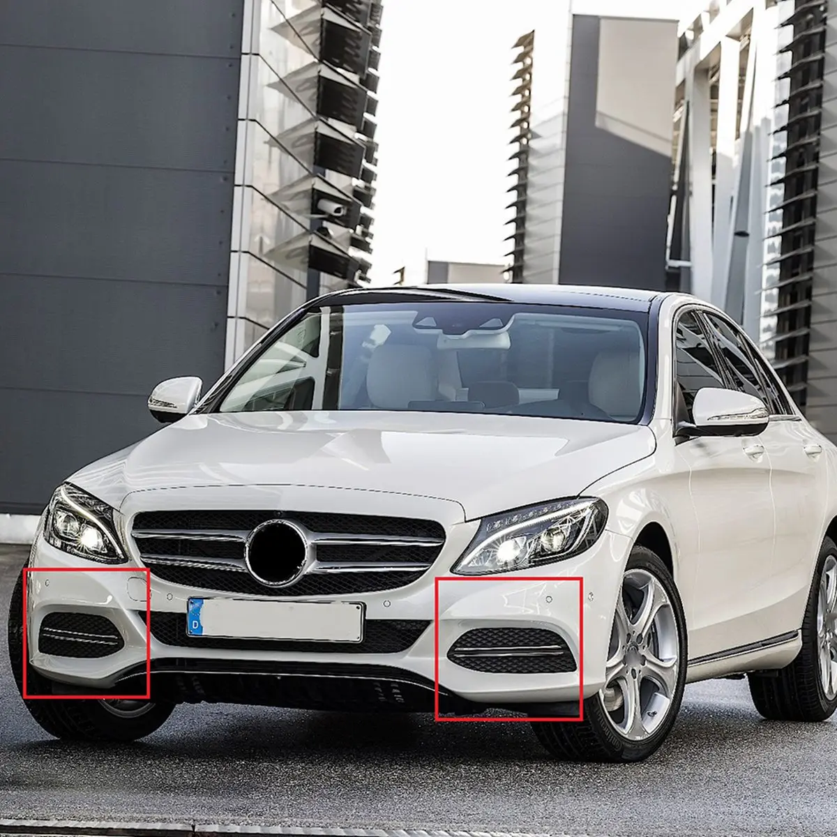 W205 Griglia Anteriore per Mercedes Benz Classe C W205 C205 2019-2020 C200 C250 C300 C400