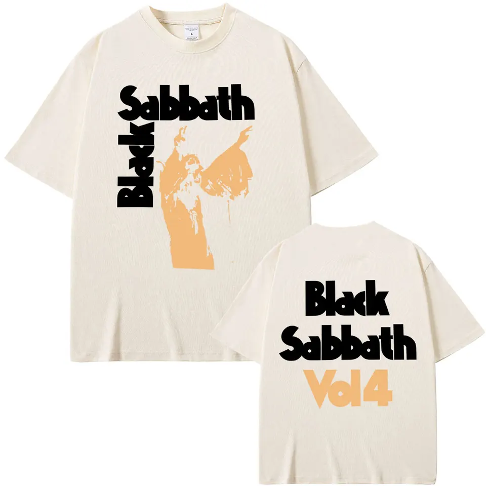 Black Sabbath Ozzy Osbourne Vol 4 Album Graphic T-shirt Men