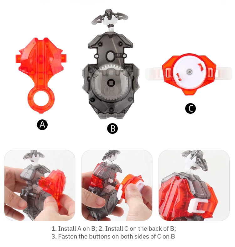 B-184 Beylauncher für Burst Bey Tops Left&Rechts String Launcher LR Spinning Toy – Detail 4