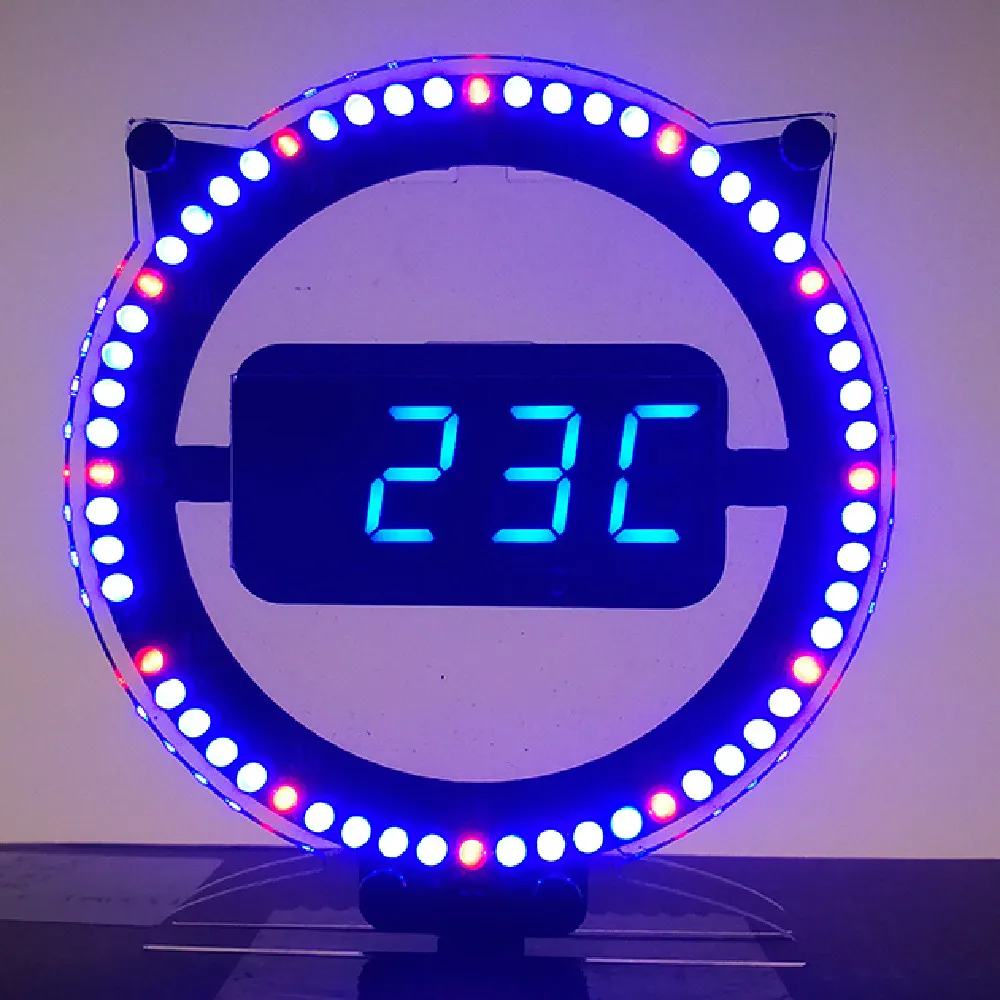 LED Fun Alarm Clock DIY Electronic Soldering Kit AliExpress