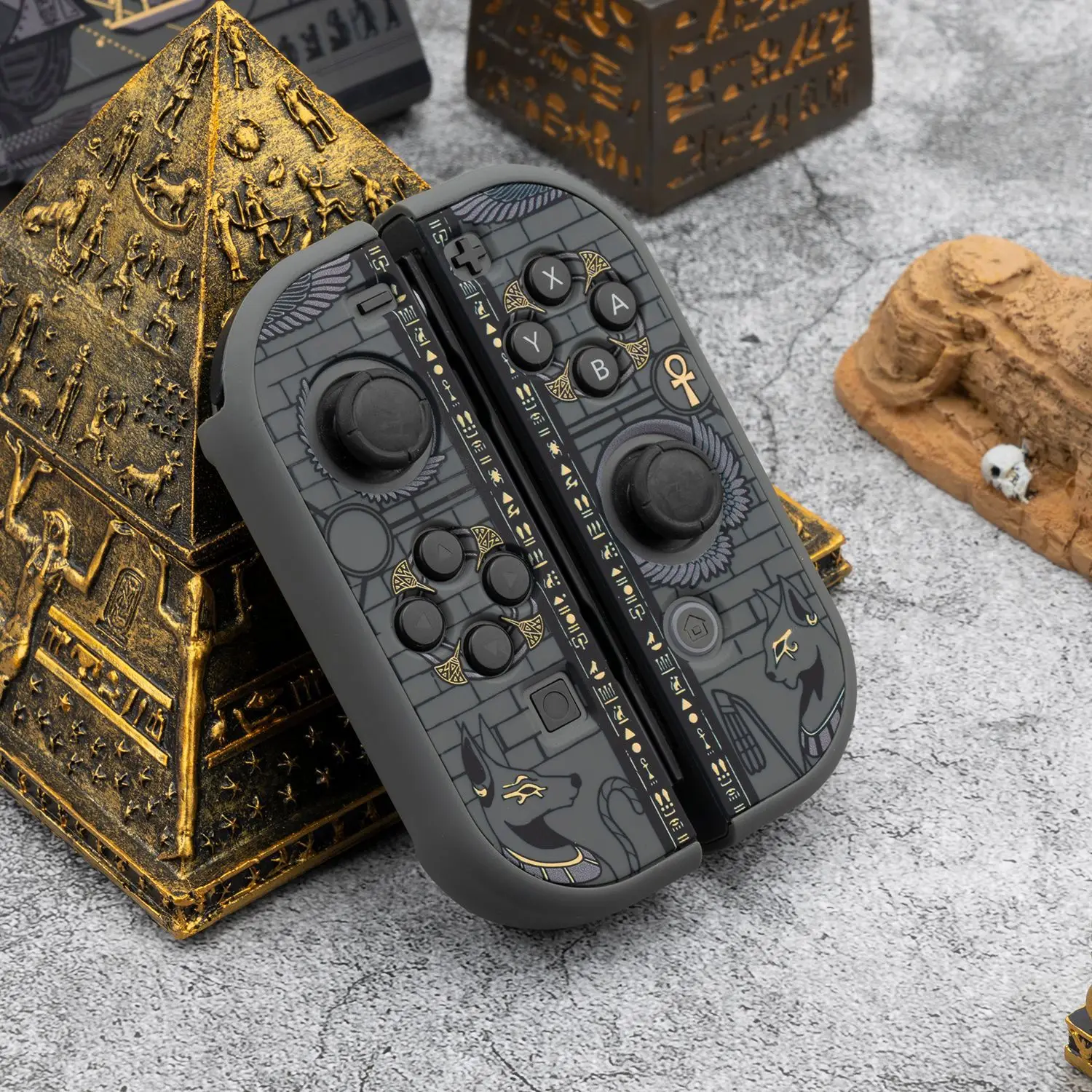 Capa de Cristal para Nintendo Switch Oled ns Joy-con Controlador de Proteção da Pele Case Protetor Completo - Image 3