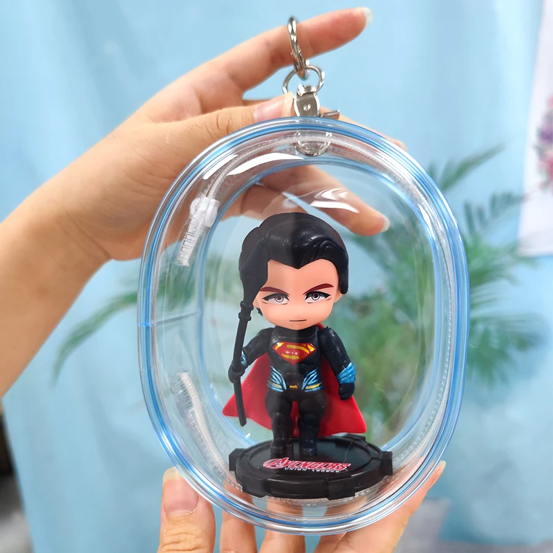 Toy Storage Case Doll Bag 10CM Clear Outdoor Bag Mini Kawaii Plush Dolls Storage Pouch For 10cm-12cm Plushy Doll Anime Cartoon Nendroid Toy