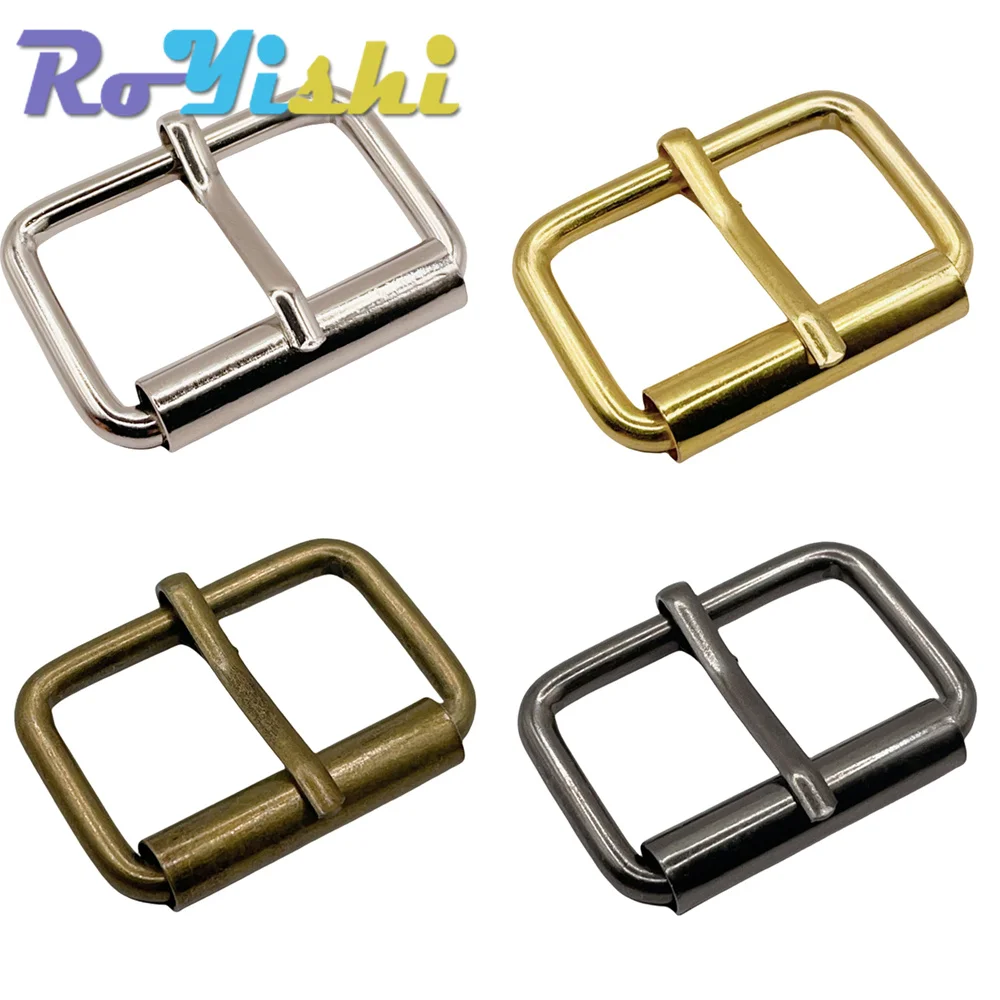 Set of 5 Metal Roller Buckles for Belts and Accessories