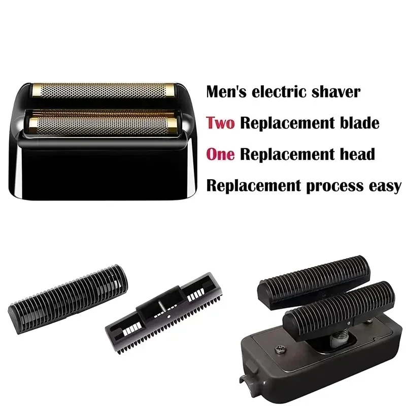 Barber Shaver Blade Professional Barber Electric Shaver Replacement Double Cutter Blade And Foils Head Cover For Babyliss Cordless Foil Shaver FXFS2