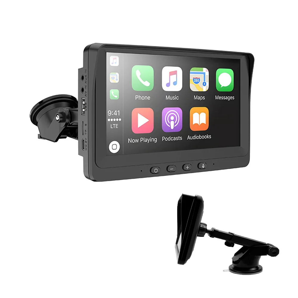 

Universal 7 Inches Wireless Portable Carplay Display Android Auto Car Stereo Portable Carplay Screen Carplay Wireless