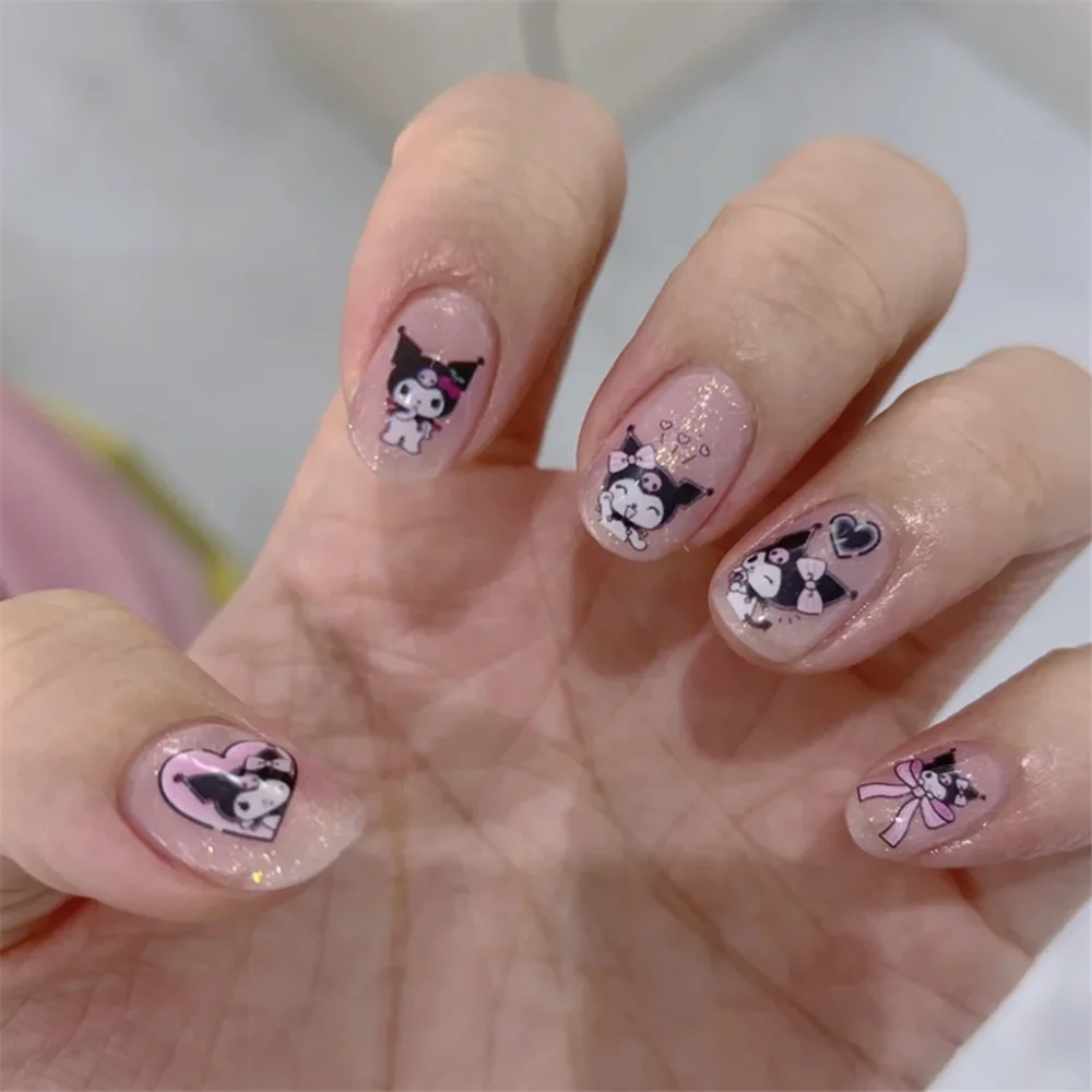 TSC-429 TSC-444 TSC-452 Stray Dogs Cartoon Games Big eared dog DIY 3D Back glue Nail sticker Nail decoration art