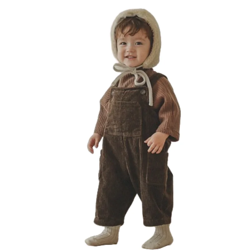 Corduroy Baby Overalls for Boys and Girls