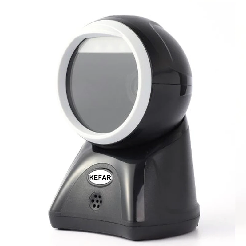 Nova Arrial Dobrável Omnidirecional Desktop 2d Scanner de Código de Barras Plataforma Usb com Fio Automático Leitor Código de Barras para o Supermercado - Imagem 2