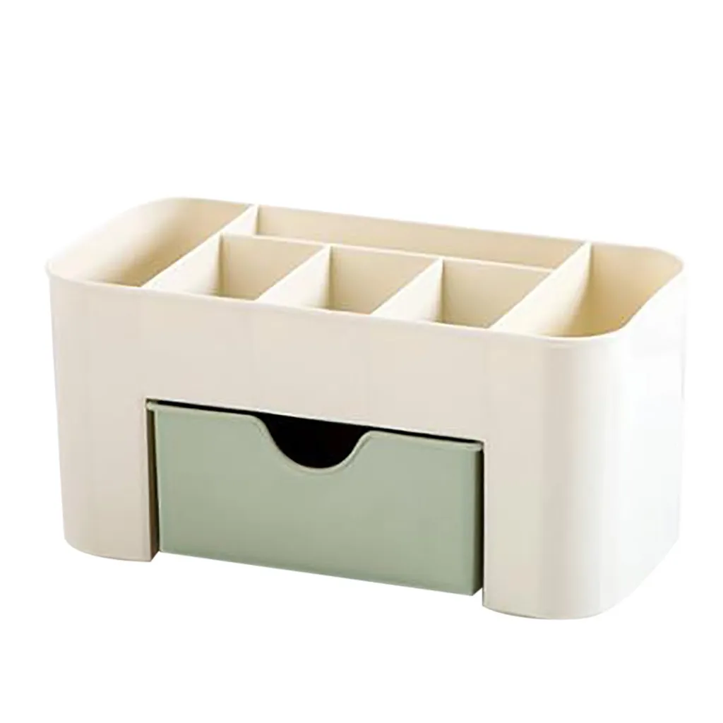 

2024 Plastic Desktop Cosmetic Box With Small Drawer Multifunctional Desk Storage Box Home Organizador Makeup Boxes органайзер