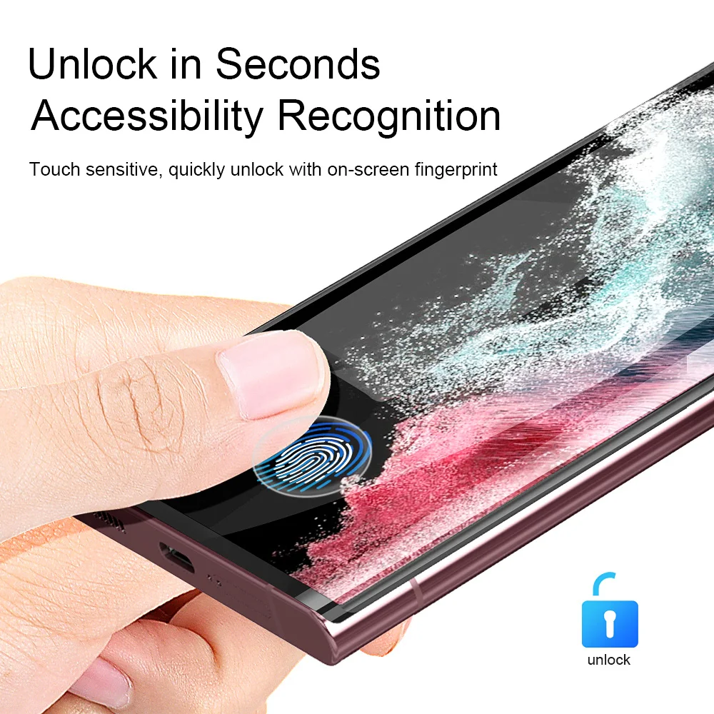 Premium 2-in-1 Curved Tempered Glass Screen and Camera Lens Protector