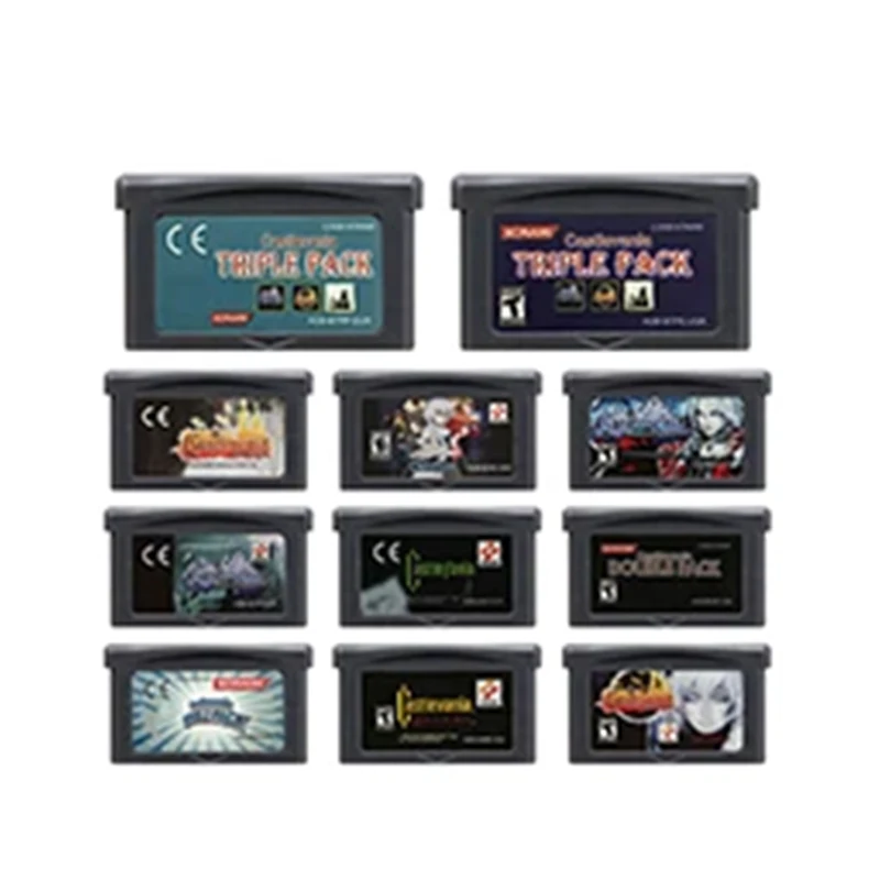 

32 Bit Video Game Console Card GBA Game Cartridge Castlevania Series Asia of Sorrow Circle Of The Moon Harmony of Dissonance