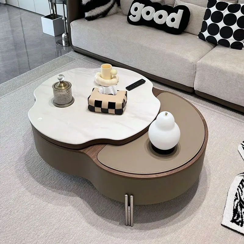 

Hardcover Design Coffee Table Modern Clear Floor Nordic Coffee Table Sofa Side Tavolino Da Salotto Living Room Furniture