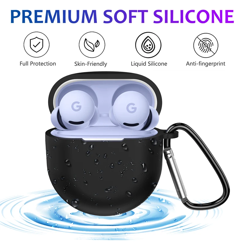 Silicone Earphone Case with Hook