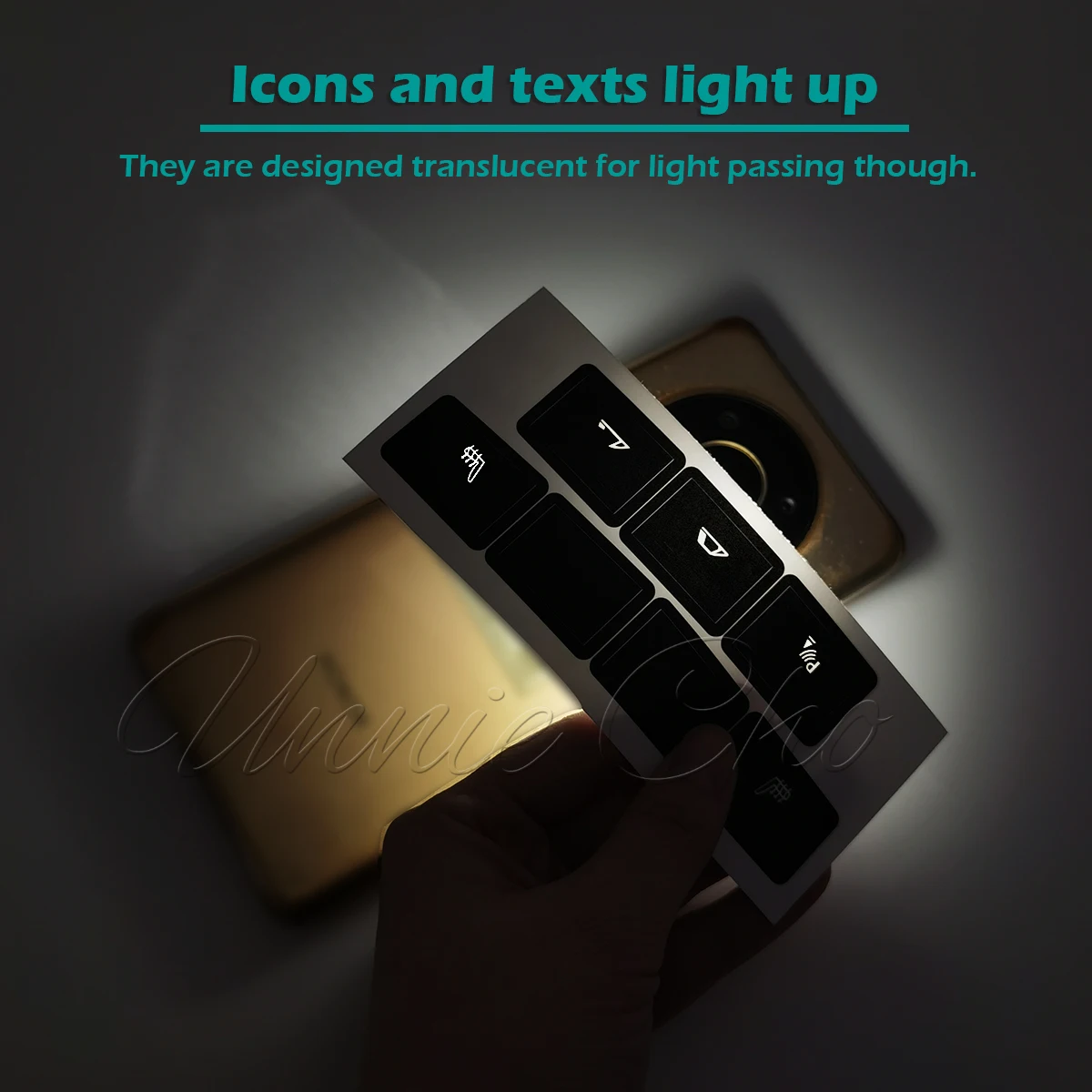 Tbest Bouton De Commutation 60mm Gros Bouton Convexe Bouton