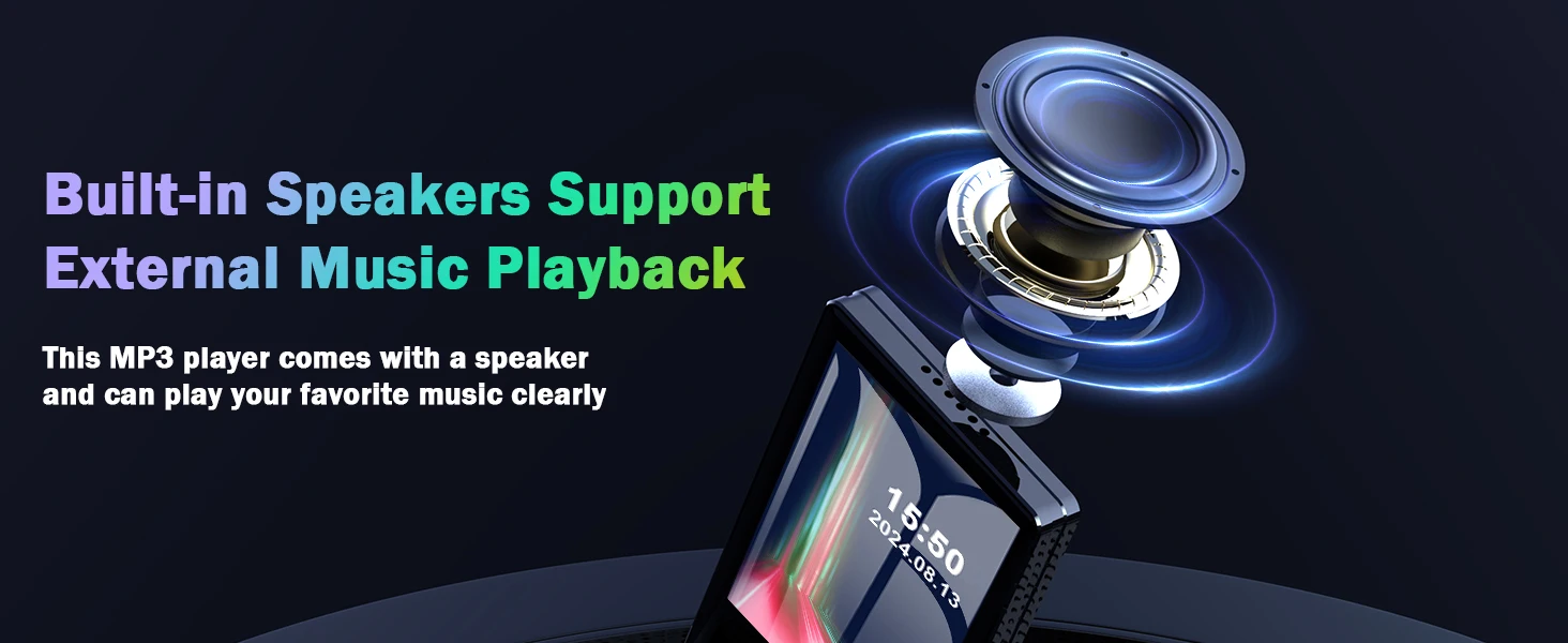 MP3 player with speaker